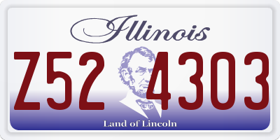 IL license plate Z524303