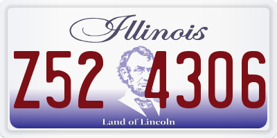 IL license plate Z524306