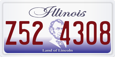IL license plate Z524308