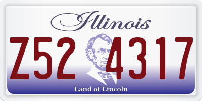 IL license plate Z524317