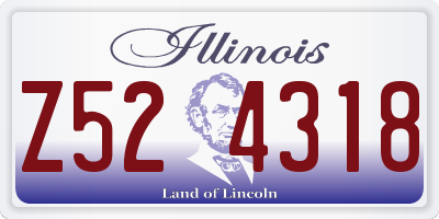 IL license plate Z524318