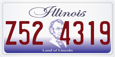 IL license plate Z524319