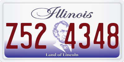 IL license plate Z524348