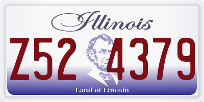 IL license plate Z524379