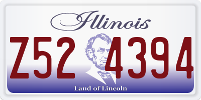 IL license plate Z524394