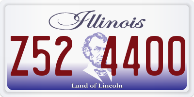 IL license plate Z524400