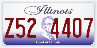 IL license plate Z524407