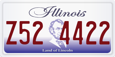 IL license plate Z524422