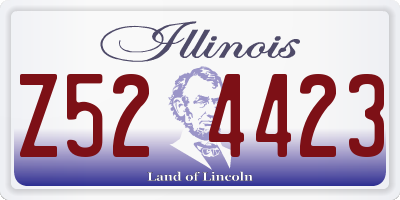 IL license plate Z524423