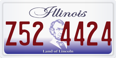 IL license plate Z524424