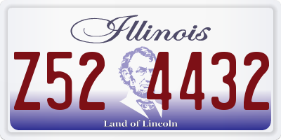 IL license plate Z524432