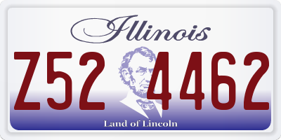 IL license plate Z524462