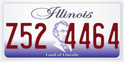 IL license plate Z524464