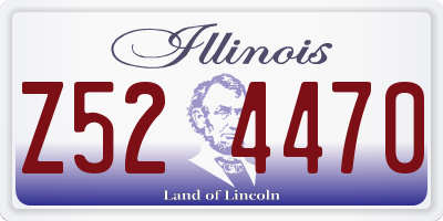 IL license plate Z524470