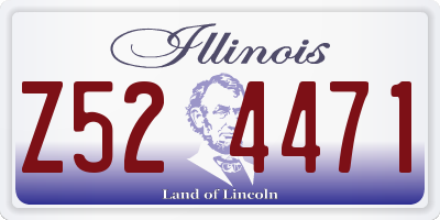 IL license plate Z524471