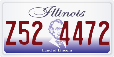 IL license plate Z524472