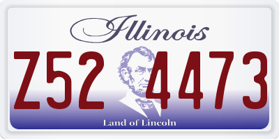 IL license plate Z524473
