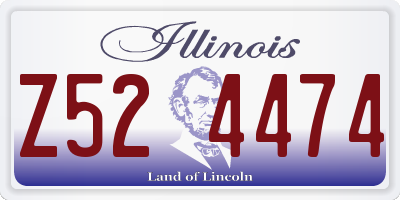 IL license plate Z524474