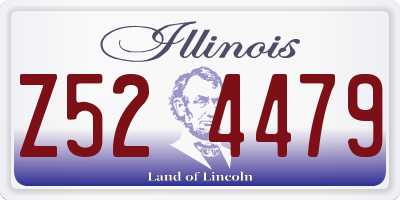 IL license plate Z524479