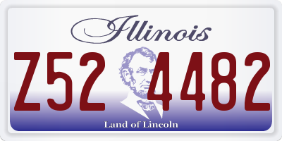 IL license plate Z524482
