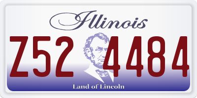 IL license plate Z524484