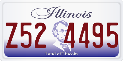 IL license plate Z524495