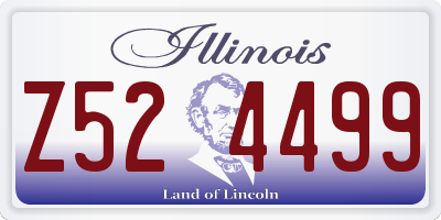 IL license plate Z524499