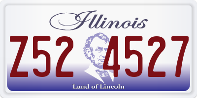 IL license plate Z524527