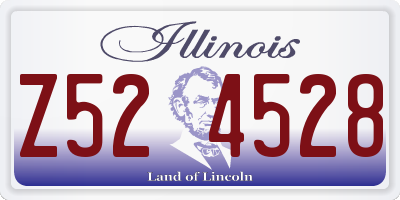 IL license plate Z524528