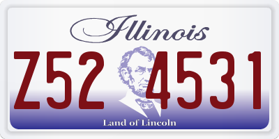 IL license plate Z524531