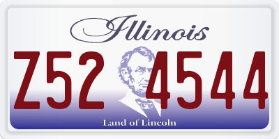 IL license plate Z524544