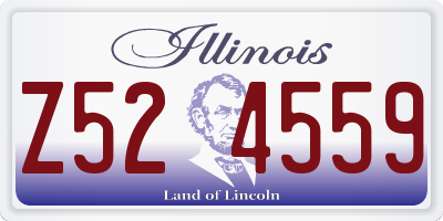 IL license plate Z524559
