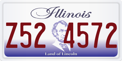 IL license plate Z524572