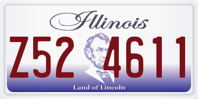 IL license plate Z524611