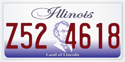 IL license plate Z524618