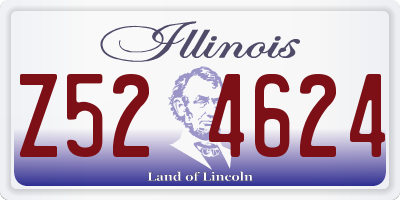 IL license plate Z524624