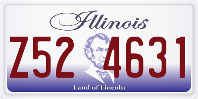 IL license plate Z524631