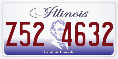 IL license plate Z524632