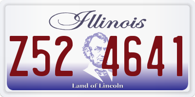 IL license plate Z524641