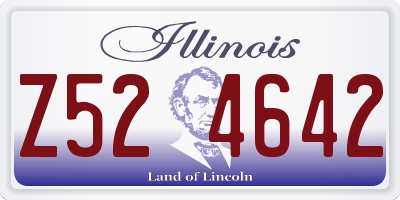 IL license plate Z524642