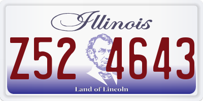 IL license plate Z524643