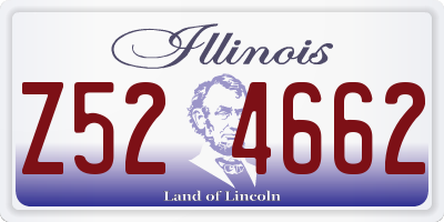 IL license plate Z524662