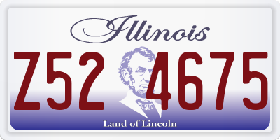IL license plate Z524675