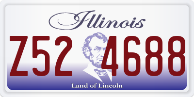 IL license plate Z524688
