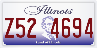 IL license plate Z524694