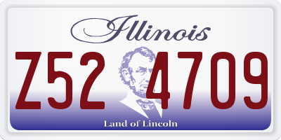 IL license plate Z524709