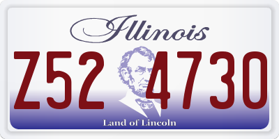 IL license plate Z524730