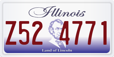 IL license plate Z524771