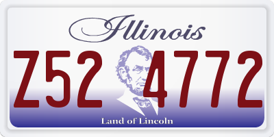 IL license plate Z524772