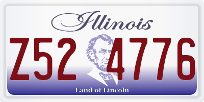 IL license plate Z524776